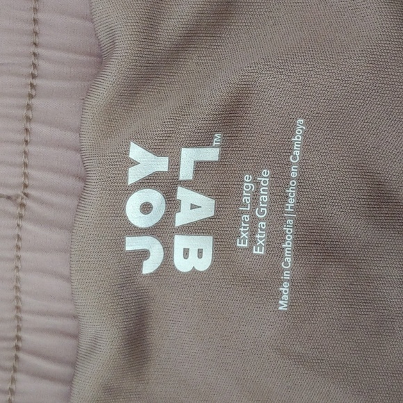 NWT JoyLab Women's High Rise Side Pleated Athletic Shorts Brown Size XL - Picture 6 of 8